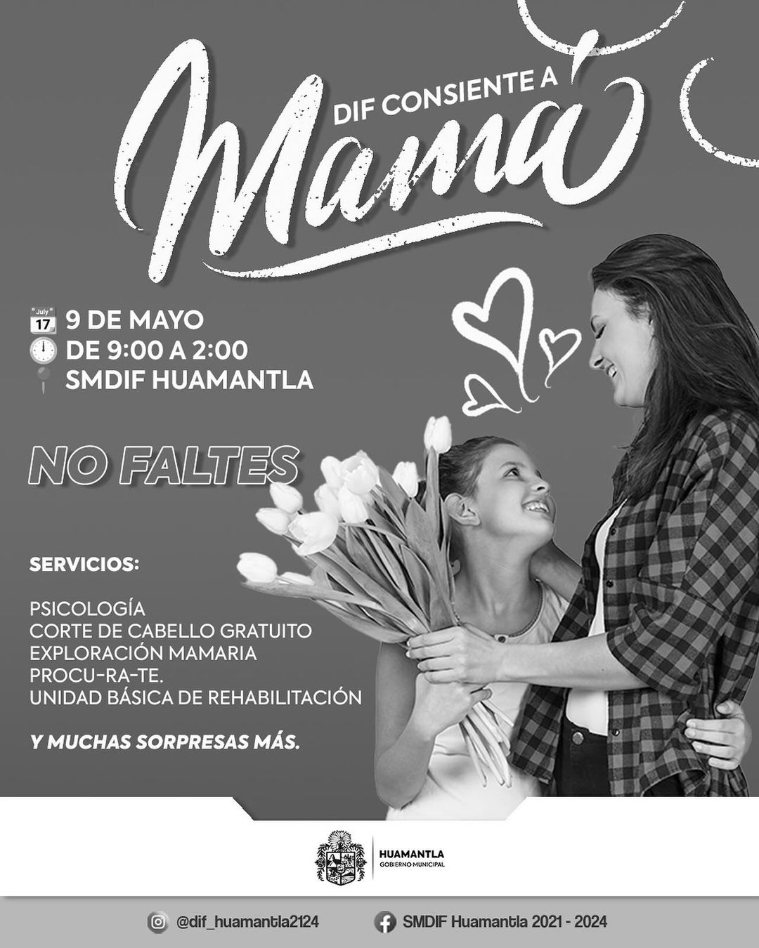 Feria de Salud y Servicios Gratuitos en DIF Huamantla para celebrar el Día de las Madres